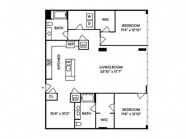 B8 Penthouse floor plan